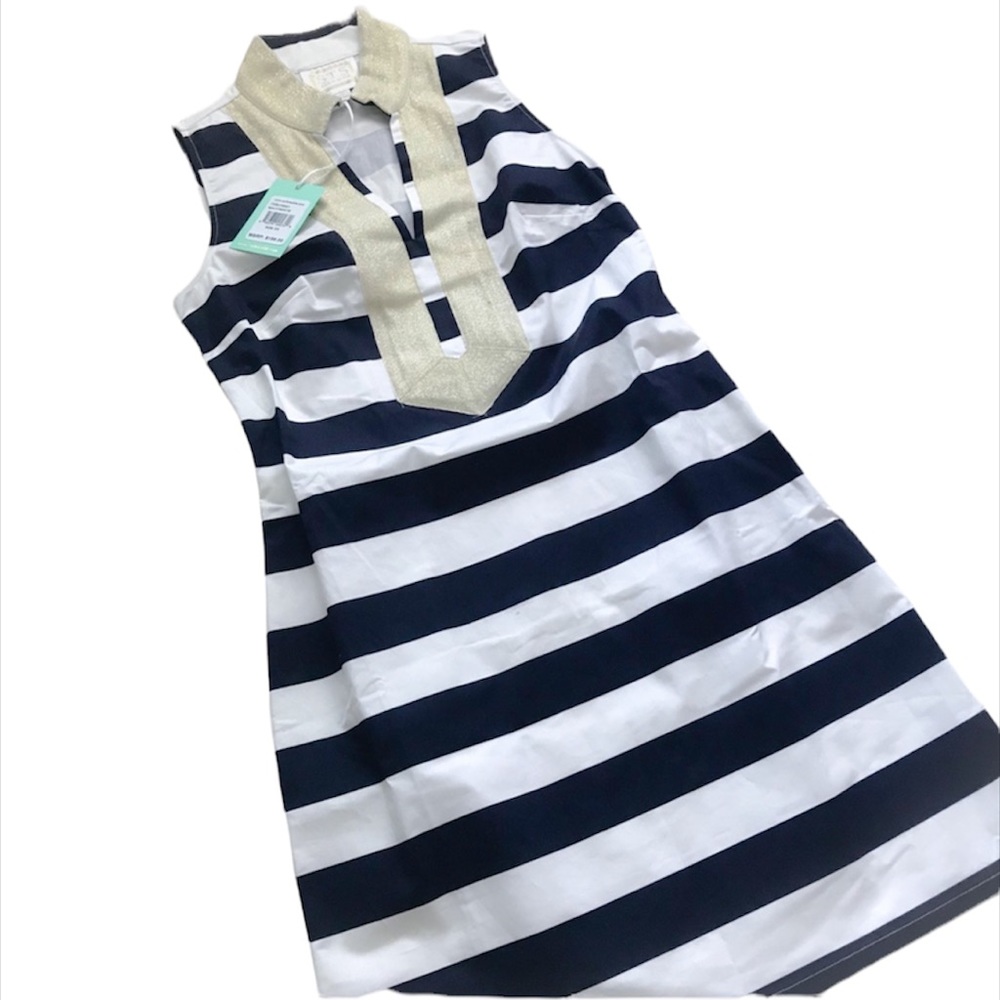 NWT Sail to Sable nautical striped tunic dress